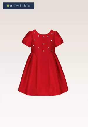 Remi Girls Red Party Dress